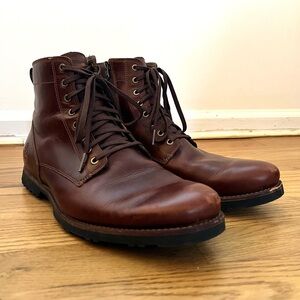 Leather Side Zip Boots 10.5 Men’s